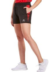 Spodenki robocze Erima Six Wings wielokolorowe. Czarne szorty sportowe Erima, bez wzorów, z materiału, na fitness i siłownię. Za 245.99 zł.