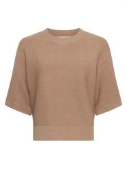 MOSS COPENHAGEN Sweter "Thamira" w kolorze karmelowym rozmiar: XS/S. Brązowe swetry Moss Copenhagen, s, bez wzorów, bez ramiączek. Za 139.87 zł.