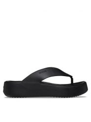 Crocs Japonki Gataway Platform Flip 209410 Czarny. Czarne japonki Crocs, bez wzorów, z tworzywa sztucznego. Za 169.99 zł.