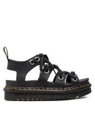 Dr. Martens Sandały 30701001 Czarny. Czarne sandały Dr Martens, bez wzorów, ze skóry, bez obcasa, na płaskiej podeszwie, bez zapięcia. Za 749.99 zł.