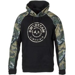 Bluza z kapturem Swedteam Ridge. Czarne bluzy SWEDTEAM, bez wzorów, sportowe, bez ramiączek, z kapturem. Za 387.00 zł.