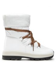 Olang Śniegowce Opera Biały. Białe śniegowce Olang, bez wzorów, z materiału, bez zapięcia. Za 569.99 zł.