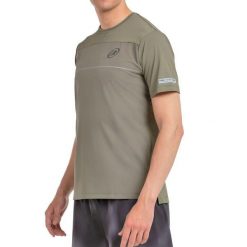 Bullpadel Monda T-shirt. Zielone t-shirty bullpadel, bez wzorów, sportowe, bez kołnierzyka, bez ramiączek. W wyprzedaży za 149.40 zł.