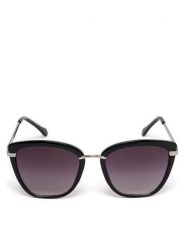 Jenny Fairy Okulary przeciwsłoneczne 4WF-023-SS24 Czarny. Czarne okulary przeciwsłoneczne Jenny Fairy, bez wzorów, z tworzywa sztucznego. Za 39.99 zł.