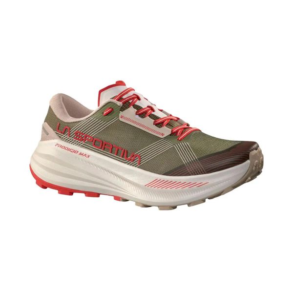 Buty trailowe La Sportiva Prodigio Max. Zielone buty do biegania La Sportiva, z tkaniny, bez zapięcia. Za 693.00 zł.