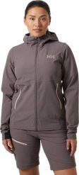 Kurtka softshell damska Helly Hansen Blaze Softshell. Szare kurtki przejściowe sportowe Helly Hansen, na lato, s, bez wzorów, z elastanu, bez kaptura. Za 652.25 zł.