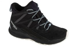 Buty trekkingowe damskie, Bravada Edge 2 Thermo Demi WP. Czarne trekkingi Merrell, bez wzorów, z materiału, bez zapięcia, trekkingowe. Za 499.99 zł.