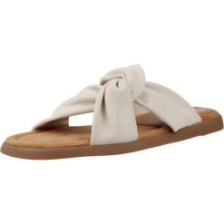 Sandały UNISA CAMBY GRA Biały. Białe sandały Unisa, bez wzorów, ze skóry, sportowe, bez obcasa, bez zapięcia. Za 354.99 zł.