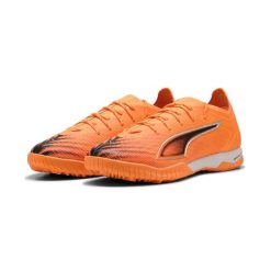 Buty piłkarskie unisex ULTRA 6 PRO CAGE TT PUMA. Brązowe buty do biegania Puma, bez wzorów, bez zapięcia, do biegania. Za 509.00 zł.
