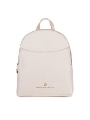 Beverly Hills Polo Club Plecak BHPC-C-007-07 Beżowy. Brązowe plecaki Beverly Hills Polo Club, bez wzorów, z tworzywa sztucznego, bez dodatków. Za 219.99 zł.