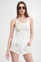 Top damski ERMANNO FIRENZE. Topy Ermanno Firenze, bez wzorów, bez kołnierzyka, bez ramiączek. W wyprzedaży za 722.93 zł.