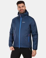 Outdoorowa wodoodporna kurtka Kilpi JALUU-U. Niebieskie kurtki Kilpi, l, bez wzorów, z materiału, bez kaptura. Za 292.95 zł.