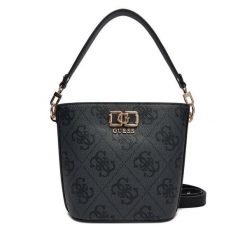 Torebka Guess. Szare torebki klasyczne Guess, z aplikacjami, klasyczne, bez dodatków. Za 589.99 zł.