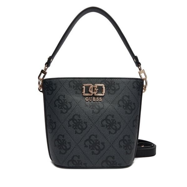 Torebka Guess. Szare torebki klasyczne Guess, z aplikacjami, klasyczne, bez dodatków. Za 589.99 zł.