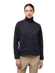Jack Wolfskin Kurtka polarowa w kolorze czarnym rozmiar: S. Czarne kurtki Jack Wolfskin, s, bez wzorów, z polaru, bez kaptura. Za 356.78 zł.