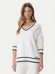 Liu Jo Sport Sweter TF5229 MS59L Écru Regular Fit. Swetry Liu Jo Sport, l, bez wzorów, z syntetyku, sportowe, bez ramiączek. Za 579.99 zł.
