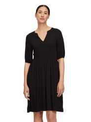 CARTOON Sukienka w kolorze czarnym rozmiar: 40. Czarne sukienki Cartoon, bez wzorów, bez kołnierzyka, bez ramiączek, midi. Za 91.77 zł.