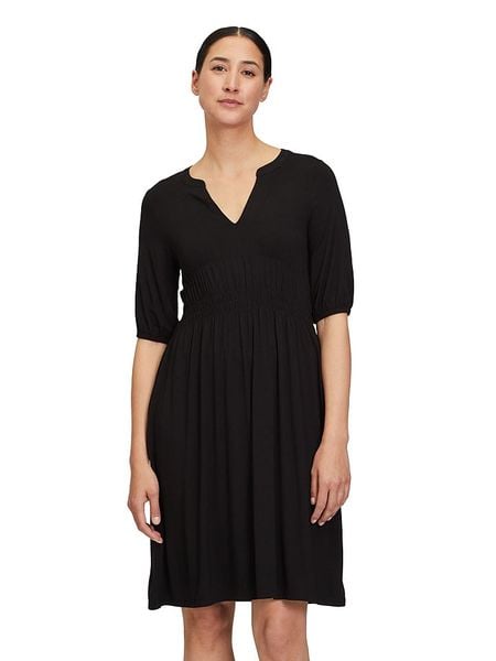 CARTOON Sukienka w kolorze czarnym rozmiar: 40. Czarne sukienki Cartoon, bez wzorów, bez kołnierzyka, bez ramiączek, midi. Za 91.99 zł.