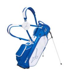 Mizuno BR D3 Wodoodporna torba golfowa Torba stojąca NIEBIESKA. Białe torby sportowe Mizuno, bez wzorów, z materiału, na ramię, duże. Za 998.04 zł.