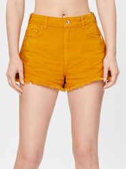 Patrizia Pepe Szorty jeansowe 2P1538/D045-B759 Brązowy Relaxed Fit. Brązowe szorty Patrizia Pepe, bez wzorów, z bawełny. Za 409.99 zł.