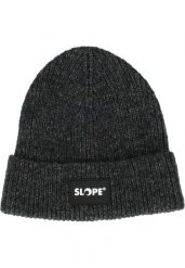Czapka Slope Andi. Czarne czapki zimowe SLOPE, bez wzorów, z dzianiny, sportowe. Za 137.50 zł.