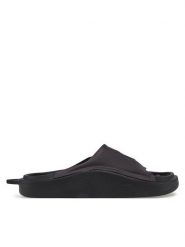 Adidas Klapki Slide JS0265 Czarny. Czarne klapki adidas, bez wzorów, z materiału, sportowe, bez obcasa, bez zapięcia. Za 379.99 zł.