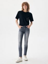 LTB Dżinsy - Skinny fit - w kolorze szarym rozmiar: W31/L30. Szare jeansy LTB, l, z aplikacjami, klasyczne. Za 96.60 zł.