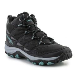 Buty Merrell West Rim Sport Gtx J036552 czarne. Czarne buty trekkingowe z gore-texu, bez zapięcia. Za 962.69 zł.