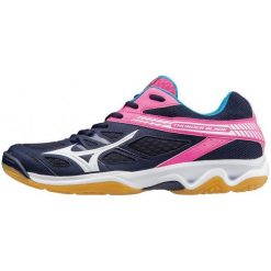 Mizuno Buty Halowe Thunder Blade (W) Peacoat/Wht/Pinkglo 38.5/5.5. Buty treningowe marki Mizuno. W wyprzedaży za 249.00 zł.