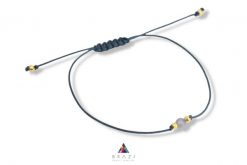 Bransoletka Szczęścia Labradoryt. Szare bransoletki Brazi druse jewelry, z labradorytem, srebrne. Za 59.00 zł.