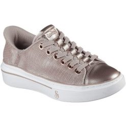 Buty sportowe damskie Skechers Snoop One Velvet Snoop. Szare buty sportowe lifestyle Skechers, bez wzorów, z syntetyku, sportowe, bez zapięcia. Za 490.00 zł.