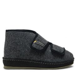 Kapcie Schawos. Szare kapcie Schawos, bez wzorów. Za 139.99 zł.