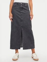 JJXX Spódnica jeansowa Aura 12259327 Szary Regular Fit. Szare spódnice JJXX, xs, bez wzorów, z bawełny. Za 129.99 zł.