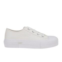 Buty trampki Lee Isla C 50251001 1FG białe. Białe trampki bez wzorów, z gumy, klasyczne, bez zapięcia. Za 213.08 zł.