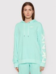 DKNY Sport Bluza DP1T8461 Zielony Relaxed Fit. Zielone bluzy bez kaptura DKNY Sport, l, bez wzorów, z bawełny, bez kaptura. Za 239.99 zł.