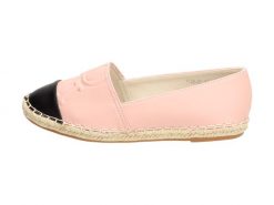 Różowe espadryle, buty damskie Vices 7136-20. Czerwone espadryle vices, bez wzorów, ze skóry, bez obcasa. Za 59.00 zł.