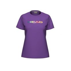 RAINBOW T-Shirt Women. Fioletowe t-shirty sportowe Head, bez wzorów, bez ramiączek, tenisowe. W wyprzedaży za 136.00 zł.