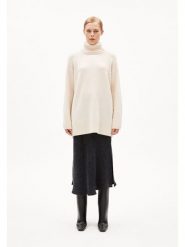 Armedangels Wełniany golf "Ardiaa" w kolorze kremowym rozmiar: L. Brązowe swetry ARMEDANGELS, l, bez wzorów, z wełny, bez ramiączek. Za 243.64 zł.