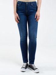 Jeansy damskie slim niebieskie Kitty 447. Niebieskie jeansy BIG STAR, l, bez wzorów, z jeansu, klasyczne, z obniżonym stanem. W wyprzedaży za 279.99 zł.