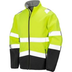 Kurtka Result Softshell polyester. Czarne kurtki RESULT, s, bez wzorów, z poliesteru, bez kaptura. Za 266.50 zł.