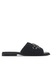 Inuikii Klapki Classic Suede Velcro 70104-367 Czarny. Czarne klapki Inuikii, bez wzorów, z materiału, bez obcasa, bez zapięcia. Za 669.99 zł.