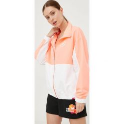 New Balance kurtka damska kolor pomarańczowy przejściowa. Brązowe kurtki New Balance, l, bez wzorów, bez kaptura. Za 249.99 zł.