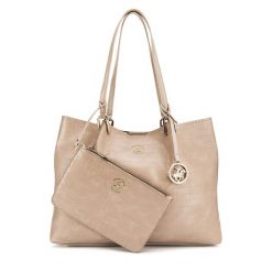 Torebka Beverly Hills Polo Club. Brązowe torebki klasyczne Beverly Hills Polo Club, bez wzorów, klasyczne, bez dodatków. Za 229.99 zł.