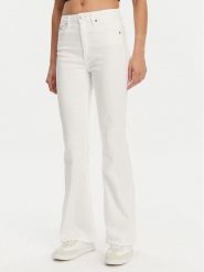 Calvin Klein Jeans Jeansy J20J225511 Biały Bootcut Fit. Białe jeansy Calvin Klein Jeans, bez wzorów, z bawełny. Za 279.99 zł.