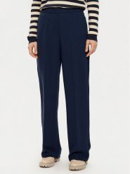 Tommy Hilfiger Spodnie materiałowe WW0WW45445 Granatowy Regular Fit. Niebieskie spodnie materiałowe Tommy Hilfiger, bez wzorów, z materiału. Za 379.99 zł.