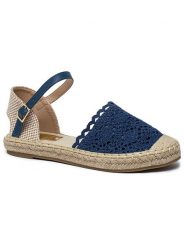 Foreverfolie Espadryle w kolorze niebiesko-beżowym rozmiar: 36. Brązowe espadryle Foreverfolie, bez wzorów, bez obcasa. Za 88.43 zł.