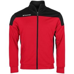 Bluza dresowa zapinana na zamek błyskawiczny Stanno Pride. Czarne bluzy STANNO, xl, bez wzorów, z dresówki, sportowe, bez ramiączek, bez kaptura. Za 239.50 zł.