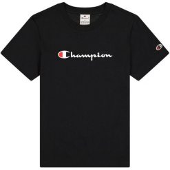 Koszulka damska Champion SS Tee 117534. Czarne t-shirty sportowe Champion, xs, bez wzorów, z bawełny, bez ramiączek. Za 135.82 zł.