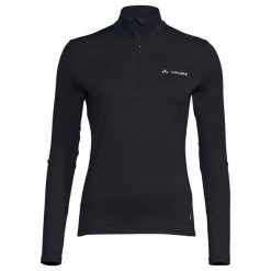 Rozpinany polar damski half-zip VAUDE Livigno II. Czarne bluzy z polaru Vaude, na zimę, xs, bez wzorów, z polaru, narciarskie. Za 299.90 zł.