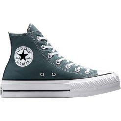 Buty sportowe Converse Chuck Taylor All Star Lift. Zielone buty sportowe lifestyle Converse, bez wzorów, retro, bez zapięcia. Za 490.00 zł.